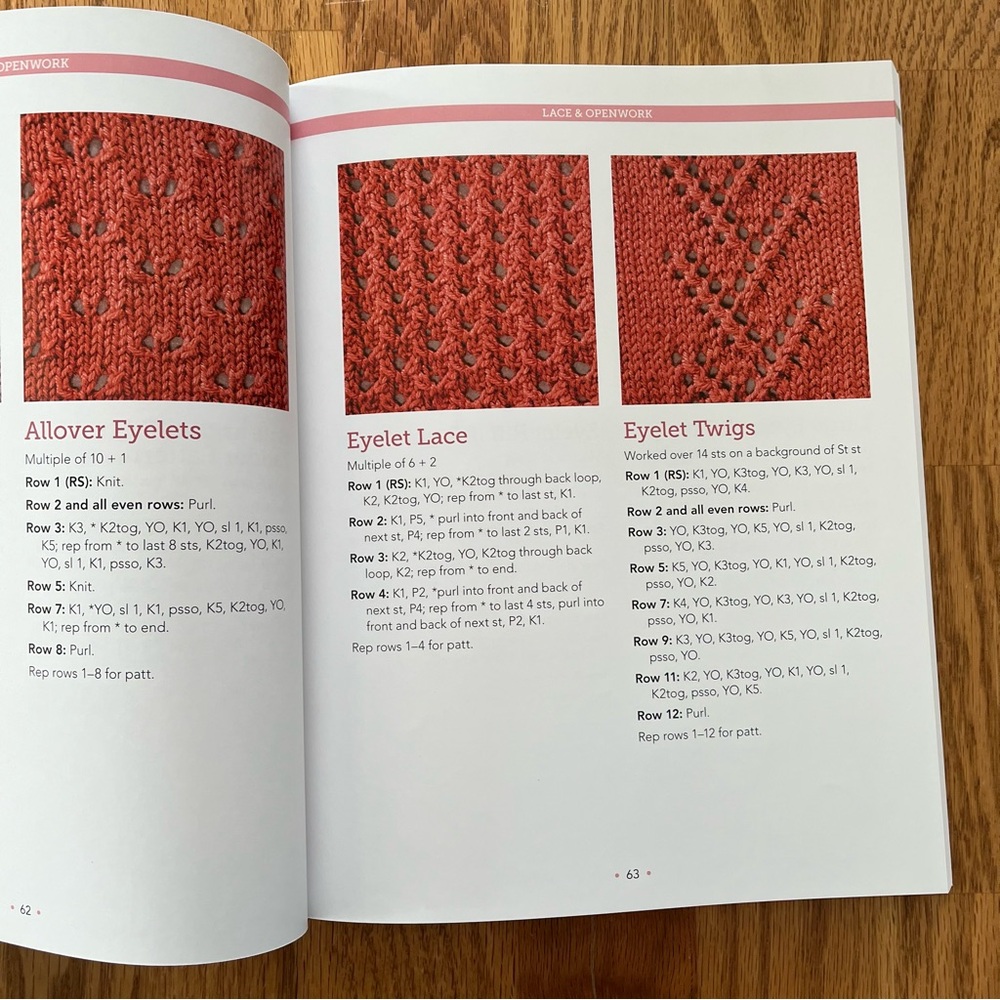 NWT "The Big Book of Knit Stitches" Comprehensive Pattern Book - Picture 8 of 16